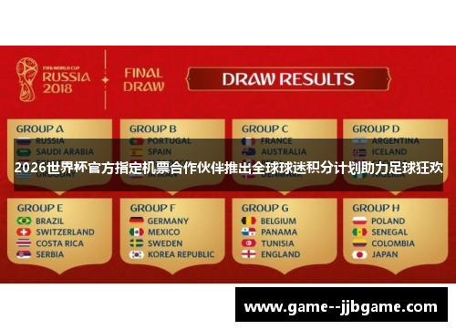 2026世界杯官方指定机票合作伙伴推出全球球迷积分计划助力足球狂欢 2026世界杯官方指定机票合作伙伴推出全球球迷积分计划助力足球狂欢